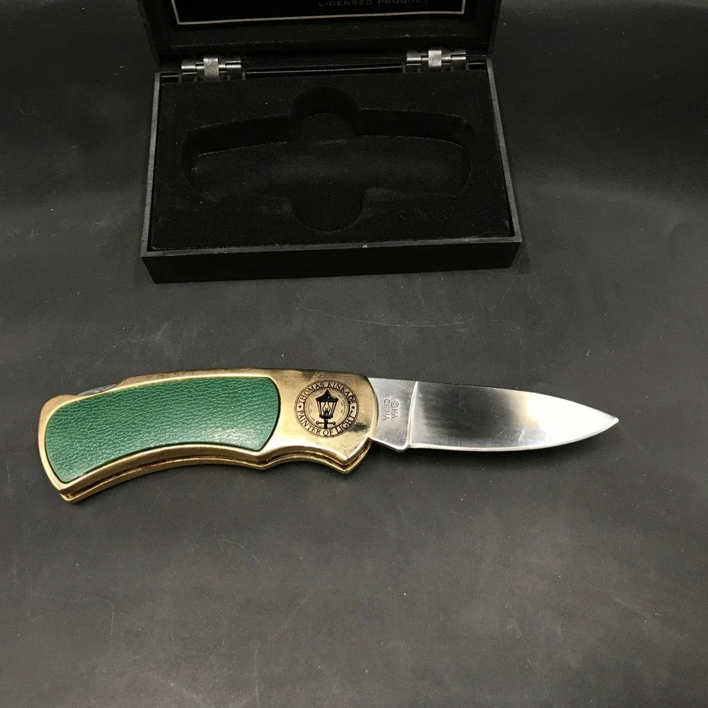 Collector Knife John Deere Thomas Kinkade Blade Stainless Steel Deer Creek